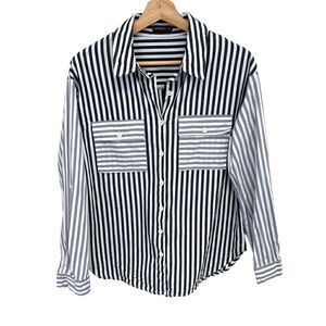 MIHOLL Strip Button Down 100% Cotton
